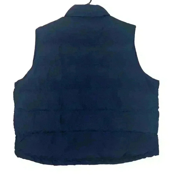 Vintage St Johns Bay Blue Color Mens Puffer Vest Sleeveless Coat Size XL Pockets - Picture 3 of 9